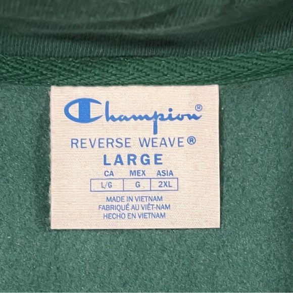 Champion Men's Quarter Zip-Up Sweater size Large - Picture 5 of 5